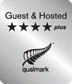 Qualmark Guest & Hosted 4 Star Plus