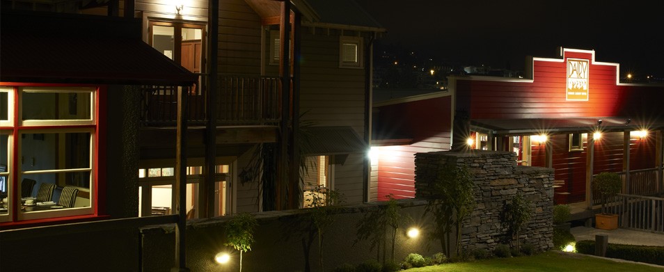 The Dairy Exterior at Night